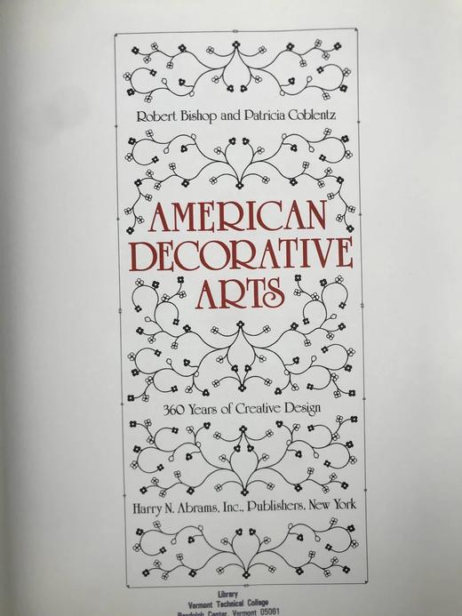 美国装饰艺术图集（馆藏） 443幅插图（160幅彩色） 精装8开 商品图3