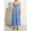 FAITHFULL THE BRAND - TERGU MAXI DRESS-SIDRA FLORAL PRINT - BLUE - 女装 - 连身裙 - 蓝色印花 商品缩略图0