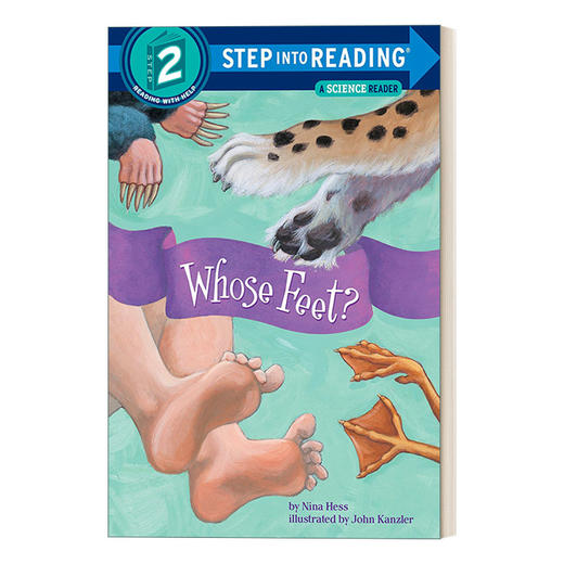 英文原版 Step into Reading 2 - Whose Feet?  谁的脚? 兰登分级阅读2 英文版 进口英语原版书籍 商品图0