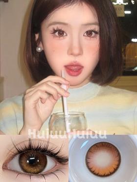 【中直径】Monicar mor-暗夜赤豆-14.2mm【年抛 0-800度 无525/575 】