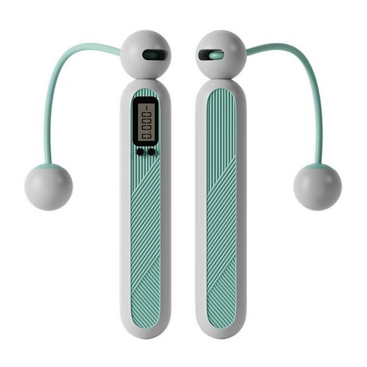 【室内室外 一绳搞定】两用电子计数跳绳 专业健身运动燃脂电子计数 有氧运动负重跳绳 商品图3