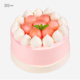 蜜桃酸奶爆浆蛋糕，可选5英寸