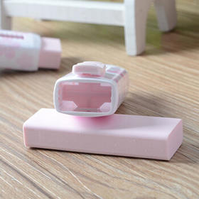 施德楼（STAEDTLER）推拉橡皮擦 伸缩式可锁橡皮少屑干净小学生专用开学必备素描绘画办公用品-限定樱花粉