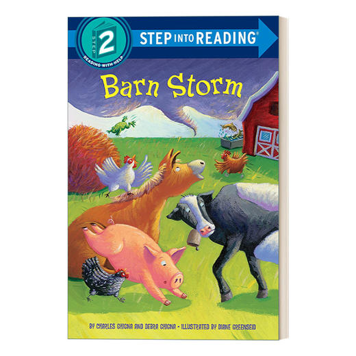 英文原版 Step into Reading 2 - Barn Storm 谷仓风暴 兰登分级阅读2 英文版 进口英语原版书籍 商品图0