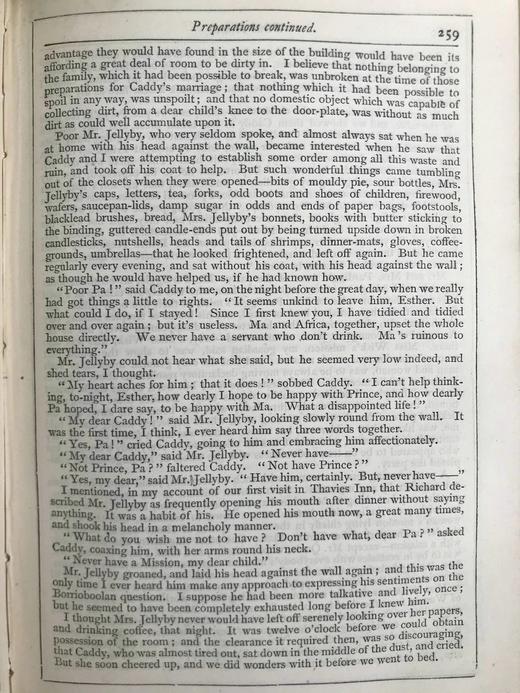 约19世纪后期 狄更斯《荒凉山庄》 8幅插图 真皮精装36开 商品图13