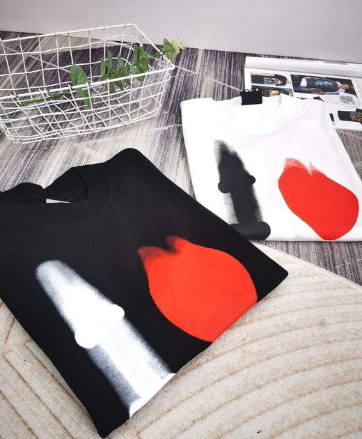 BL世家 520情侣款 领后刺绣字母 圆领短袖T恤 Z-10722 商品图4