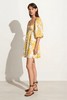 FAITHFULL THE BRAND - DALLIA MINI DRESS-CAGLIARI FLORAL PRINT - 女装 - 连身裙 - 黄色印花 商品缩略图6