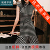 裁缝学苑 AW46改良旗袍修身鱼尾1:1实物服装纸样剪裁图纸牛皮纸样 商品缩略图0