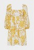 FAITHFULL THE BRAND - DALLIA MINI DRESS-CAGLIARI FLORAL PRINT - 女装 - 连身裙 - 黄色印花 商品缩略图7