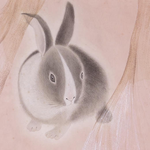 谢莹《开轩纳微凉》国画花鸟 38CM*38CM 约1.3平尺 纸本（已装框）【原作编号GH0029】 商品图2