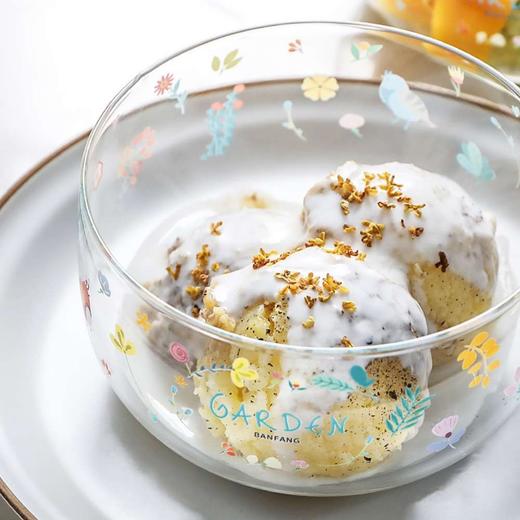 花园印花玻璃沙拉碗550ml 商品图5