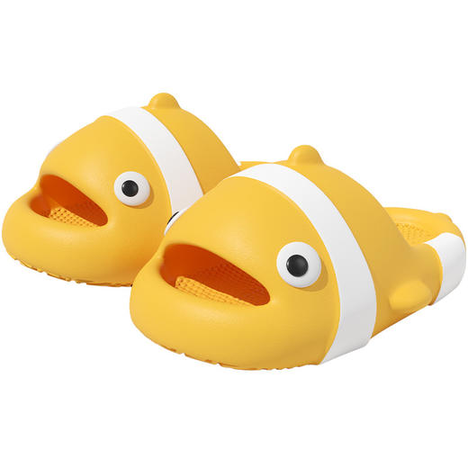 【小丑鱼防撞鞋头防滑亲子款】踩屎感儿童拖鞋夏女童室内一家三口洗澡防滑婴幼儿宝宝凉拖鞋 商品图4