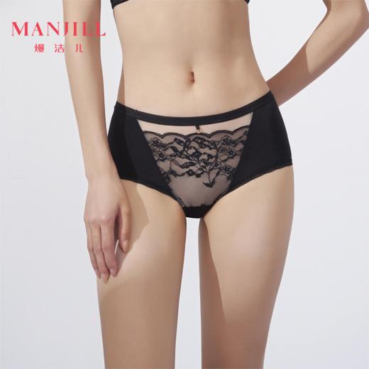 熳洁儿  商场同款性感蕾丝中低腰女士内裤23202218 商品图2