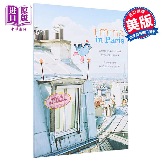 【中商原版】Christophe Urbain 在巴黎的爱玛 Emma in Paris 英文原版 进口图书 儿童绘本 故事图画书 游历法国之旅 6岁以上 商品图0