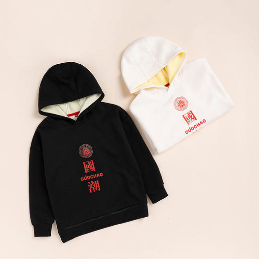 贝贝怡连帽卫衣男童加绒卫衣秋冬宝宝运动上衣中大童学院风带帽子EB214S044 商品图10
