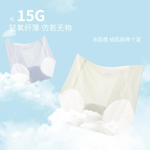凉感隐形裸全包臀内裤女新冰肌蚕丝瑜伽无痕内裤QMNS 000 9082 商品图0