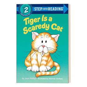 英文原版 Step into Reading 2 - Tiger Is a Scaredy Cat   Tiger是个胆小鬼 英文版 进口英语原版书籍