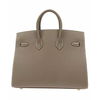 【现货预定款】Hermes 爱马仕 Birkin25 女士铂金包 金扣Epsom牛皮手提包 大象灰 商品缩略图2