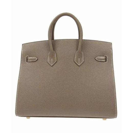 【现货预定款】Hermes 爱马仕 Birkin25 女士铂金包 金扣Epsom牛皮手提包 大象灰 商品图2