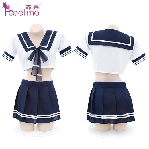 【情趣内衣】霏慕清纯甜美学生水手服7962 商品图5