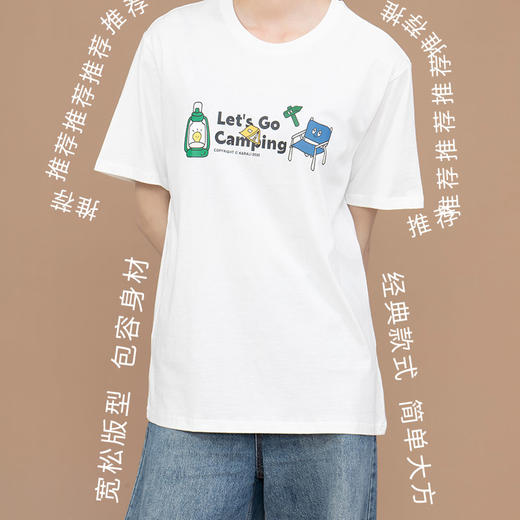 I'd爱帝夏季印花全棉短袖T恤（男女同款） 商品图4