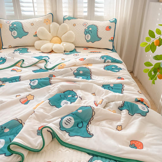 【夏日必备！乳胶凉席三件套】加厚乳胶凉席三件套  无甲醛、无荧光剂、无致癌芳香胺 凉感冰丝面料 夏季凉席可水洗 冰丝凉席家用空调席软席子-QQ 商品图12