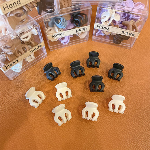 【周扬青同款，造型神器】黑色小号抓夹高马尾固定神器刘海侧边鲨鱼发夹后脑勺女发卡 商品图11