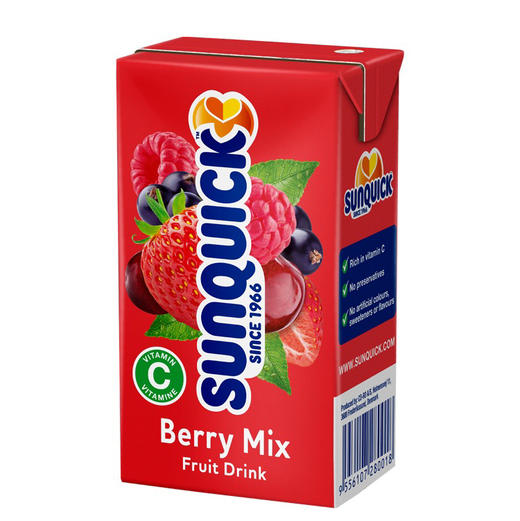 新的混合浆果水果饮料125ml 商品图1