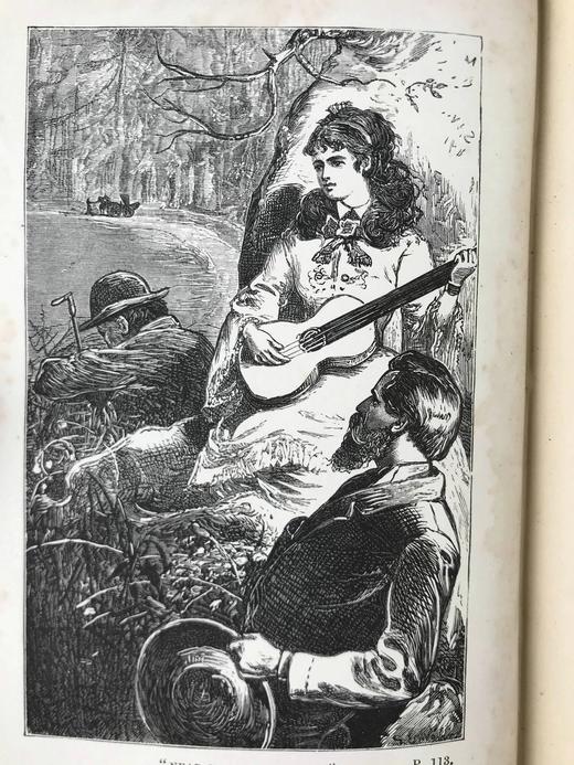 1886年 威廉·布莱克《马车奇异之旅》 英国艺术家塞缪尔·埃德蒙·沃勒13幅插图 漆布精装32开 商品图9