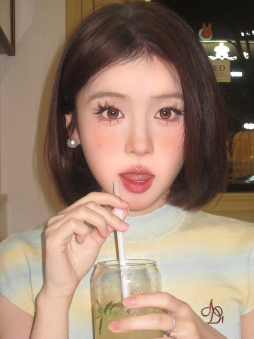 MONICA MOR 美瞳年抛 暗夜赤豆 标注直径14.5/实际直径14.2mm着色13.6mm 商品图3