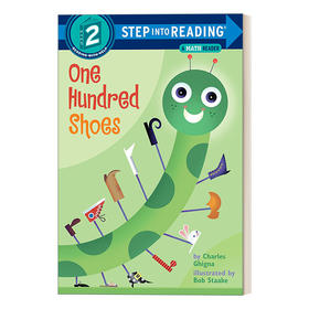 英文原版 Step into Reading 2 - One Hundred Shoes 我有一百双鞋 兰登分级阅读2 英文版 进口英语原版书籍