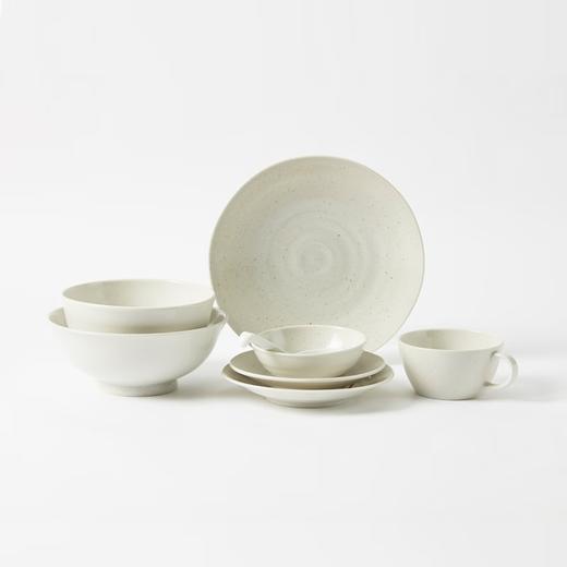 日本制超轻量餐具 缤纷 白唐津 勺子/小碗/大碗/面碗/汤杯/小碟/小盘/深盘/大盘/超大盘 商品图4