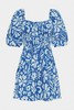 FAITHFULL THE BRAND - MARINELLI MINI DRESS-SIDRA FLORAL PRINT - BLUE - 女装 - 连身裙 - 蓝色印花 商品缩略图6