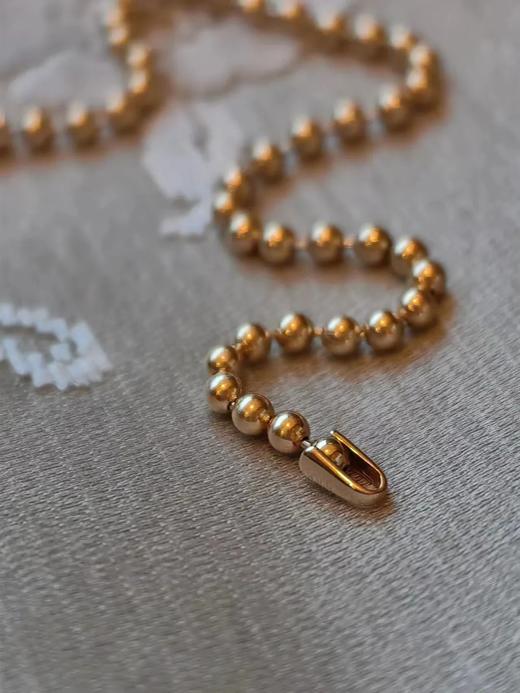 沉甸甸 18k金珠手链 商品图4