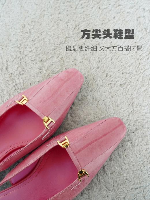 花花团醉重奢篙端单鞋【深海丝绸——鳗鱼皮4cm高跟鞋】光泽篙级 含天ran油脂 越穿越亮、越穿越舒服 不易刮伤 比一般皮革更耐用坚固 显瘦优雅鞋型 经典百搭 脚袢有弹力包容脚型！（花花团宠粉福利） 商品图13