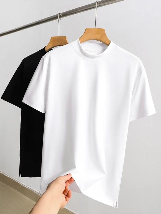 柜3K~Supima棉！夏季高端男T气质烟囱领匹马短袖T恤2326 商品图0