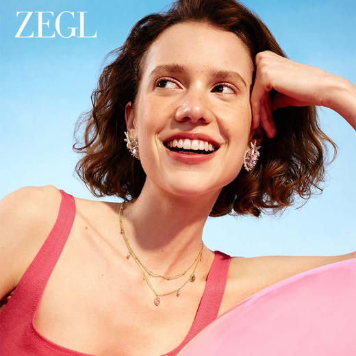 ZEGL设计师水果系列925纯银双层叠戴项链女轻奢小众设计感锁骨链 商品图2