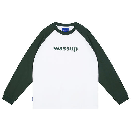 WassupHouse 基础插肩长袖T恤 商品图5