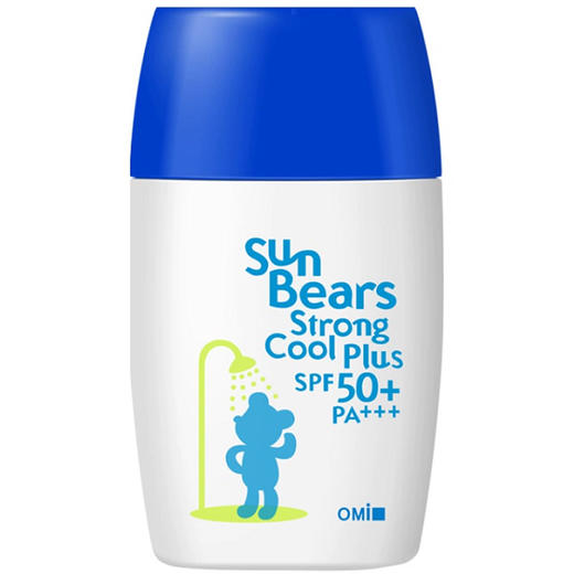 近江蔓莎蓝色小熊清爽防晒乳液军训高倍防水护肤滋润日本进口30ml 商品图1