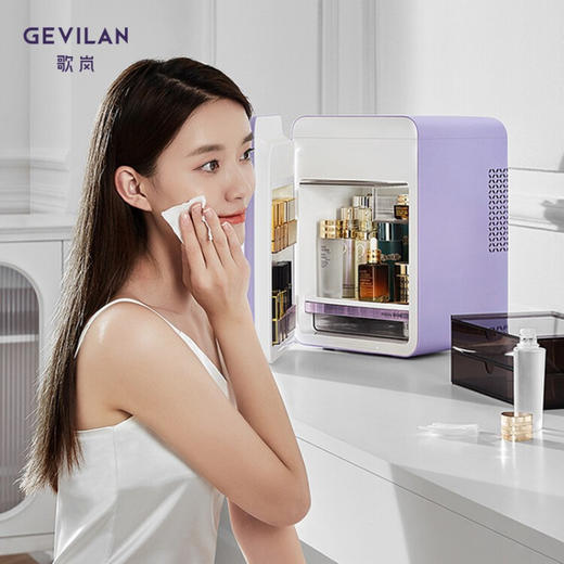 歌岚（GEVILAN）化妆护肤品冷藏美妆收纳小冰箱  JCZ 商品图1