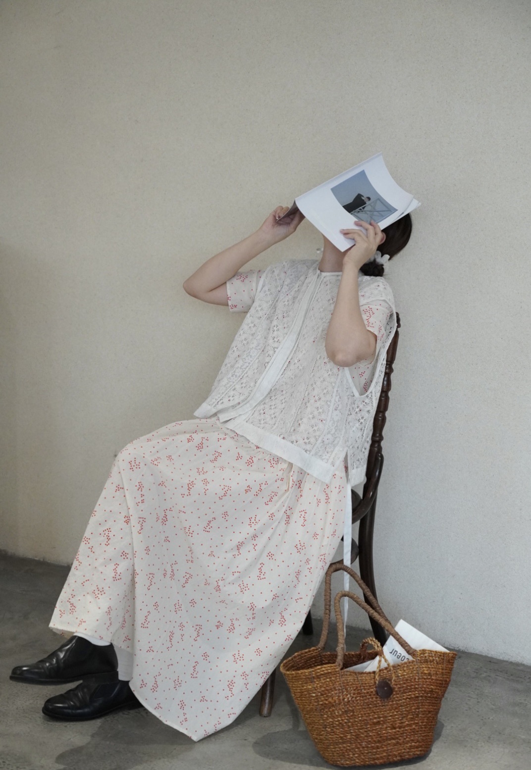 （5折）apuntob2色波点连衣裙