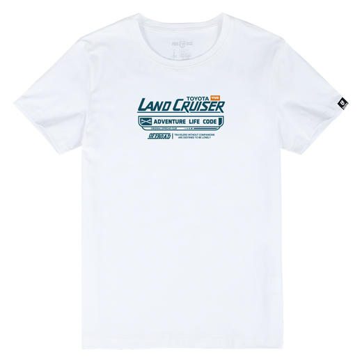 自由基地2023个性新款landcruiser简约风图案印花丰田车迷夏季T恤 NMT-2007 商品图3