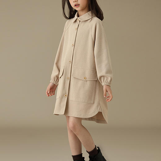 裁缝学苑TQ16 翻领工装女童连衣裙纸样儿童裙子衣服样板服装打版 商品图2