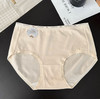 3条装！透气纯棉简约内裤女A类长绒棉5A级守护呼吸棉柔软舒适少女大码中腰三角裤 商品缩略图5