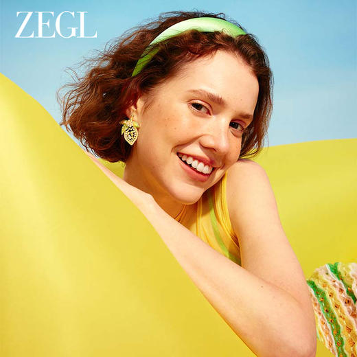 ZEGL设计师盛夏甜果系列水果耳环女小众设计感银针耳钉仿珍珠耳饰 商品图4