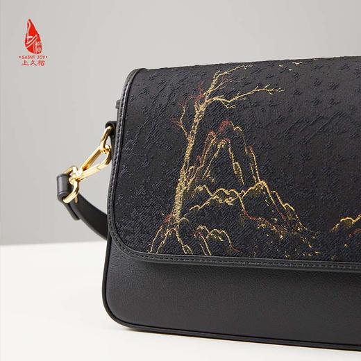 SAINTJOY/上久楷 宋锦斜背包 松雁金山来  BWW22A1402 商品图11