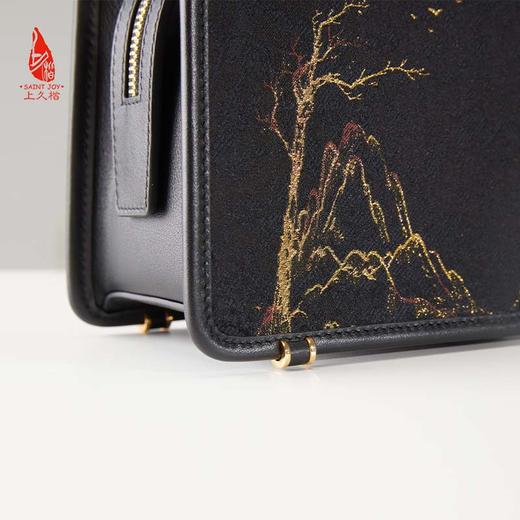 SAINTJOY/上久楷 宋锦女式拎包  松雁金山来  BWW22A1001 商品图13