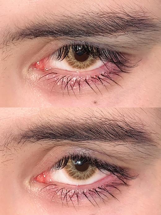 【平价年抛】撒旦金棕Mliilens 中直径14.2着色13.6仅供参考 （同品牌多副更划算 选款色板在详情页）金色混血美瞳，挡瞳不在售后内 商品图5