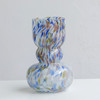 磁粉点点玻璃花瓶摆件饰品餐桌器皿花边口卷边花器 商品缩略图2