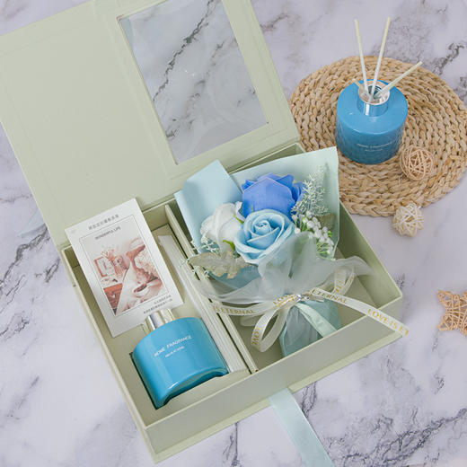 仪式感礼物【教师节礼物，送女友闺蜜伴手礼】香皂花礼盒母亲节礼物无火香薰套装送女友生日礼品情人节 商品图7